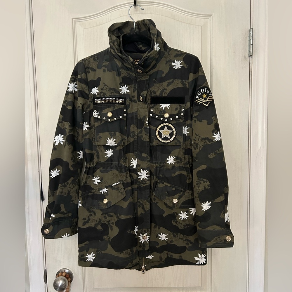 Egoist Camouflage Jacket with Accents